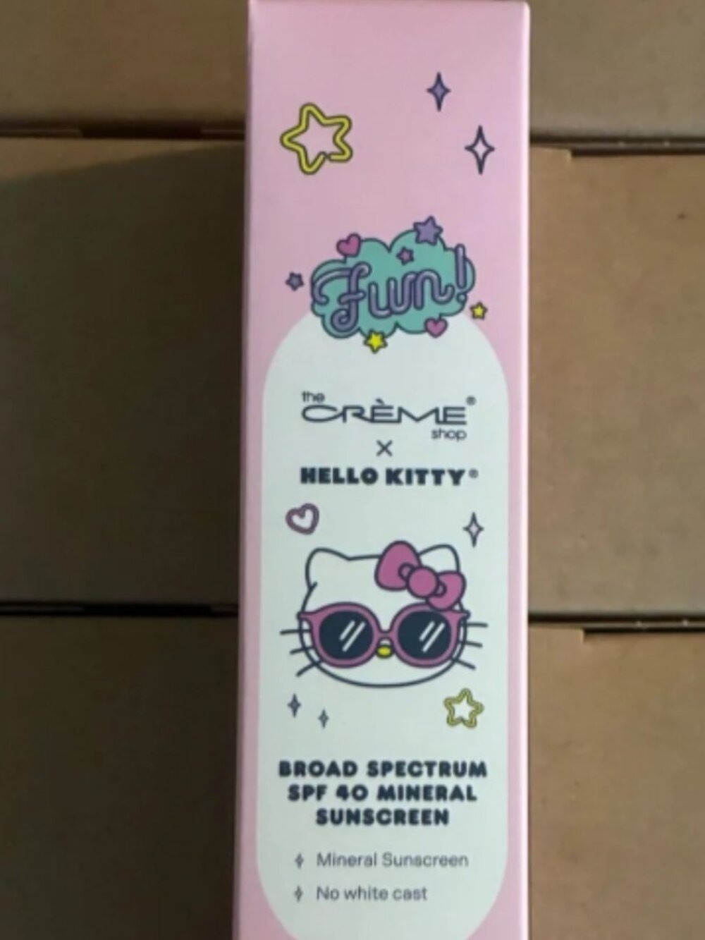 The Creme Shop X Hello Kitty Pink Broad Spectrum SPF 40 Mineral Sunscreen